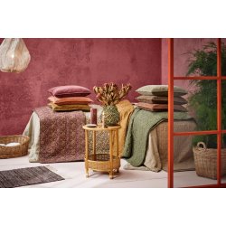 Ib Laursen Pudebetr�k velour 52x52 cm - Truffle