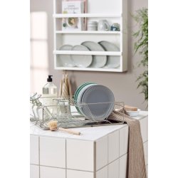 Ib Laursen Opvaskestativ m/bakke - Rustfrit st�l