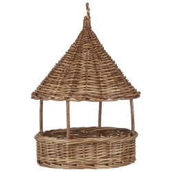 Ib Laursen Fuglefoderhus t/oph�ng i flettet pil, natur