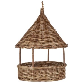 Ib Laursen Fuglefoderhus t/oph�ng i flettet pil, natur