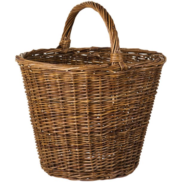 Ib Laursen Kurv m/lav hank p� tv�rs, hel pil