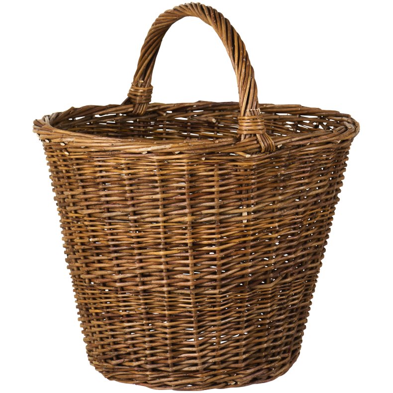 Ib Laursen Kurv m/lav hank p� tv�rs, hel pil