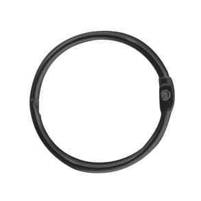 Sorte ringe til badeforhng, 12 stk 