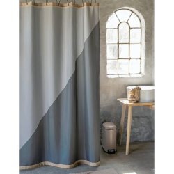 Mette Ditmer DUET Badeforhng Lysegr 150 x 200 cm