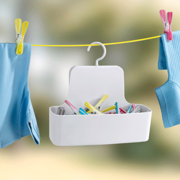 Wenko Shower Caddy i plast. Barcelona - Hvid