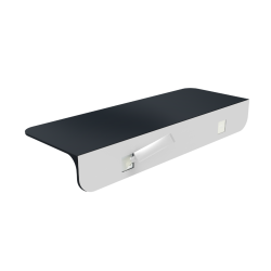 NEM hylde uden skruer - sort