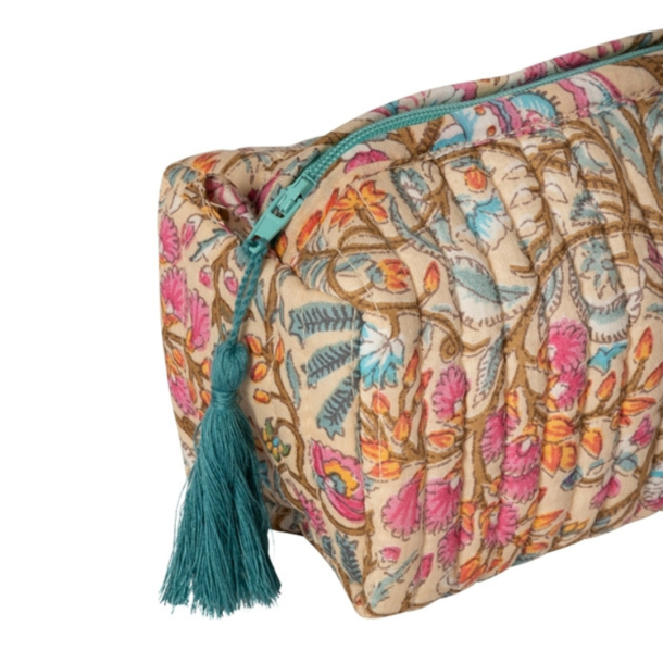 Au Maison Kosmetiktaske, Artisan, sand/petrol