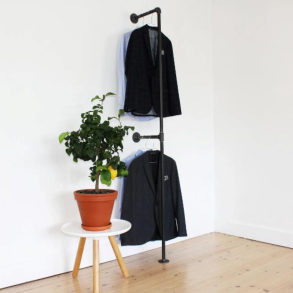 Simple Racks Long Island City pladsbesparende bjlestang, 210 x 35 cm