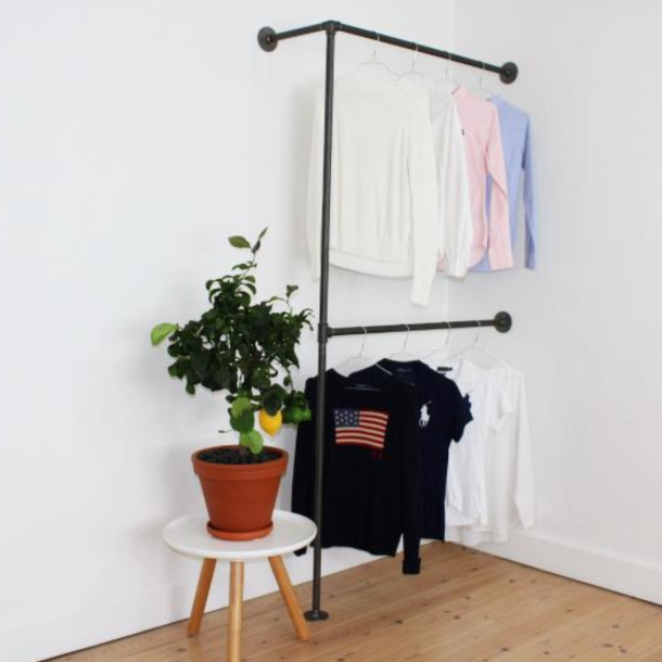 Simple Racks Soho hjrnetjstativ, 210 x 108 cm