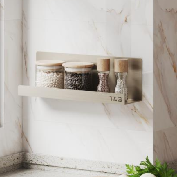 Nortiq T&B selvklbende hylde, Medium T4 - Beige