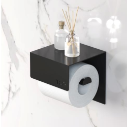 Nortiq T&B Selvklbende toiletrulleholder, mat sort