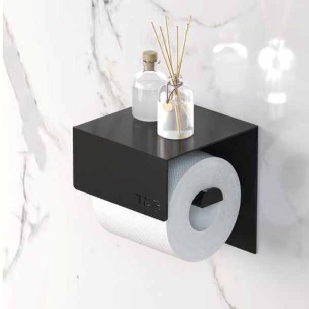  Nortiq T&B Selvklbende toiletrulleholder, mat sort