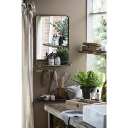 Ib Laursen, Knagerkke med 3 knager, antik messing