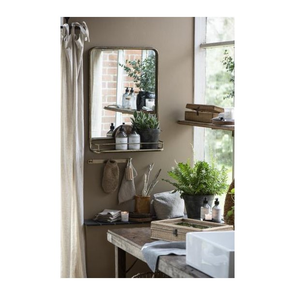 Ib Laursen, Knagerkke med 3 knager, antik messing