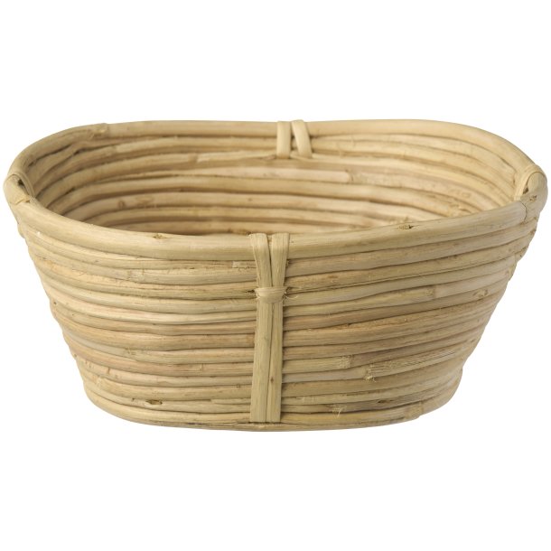 Ib Laursen Kurv oval m/firkantet bund, natur