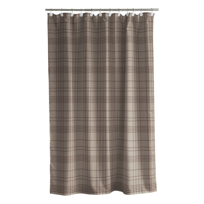 Sdahl Tartan Badeforhng 180x200 cm - Taupe