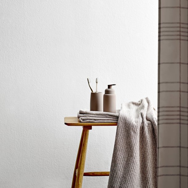 Sdahl Tartan Badeforhng 180x200 cm - Taupe