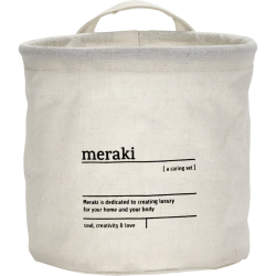 Meraki Opbevaringskurv, Caring, Hvid