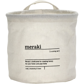 Meraki Opbevaringskurv, Caring, Hvid