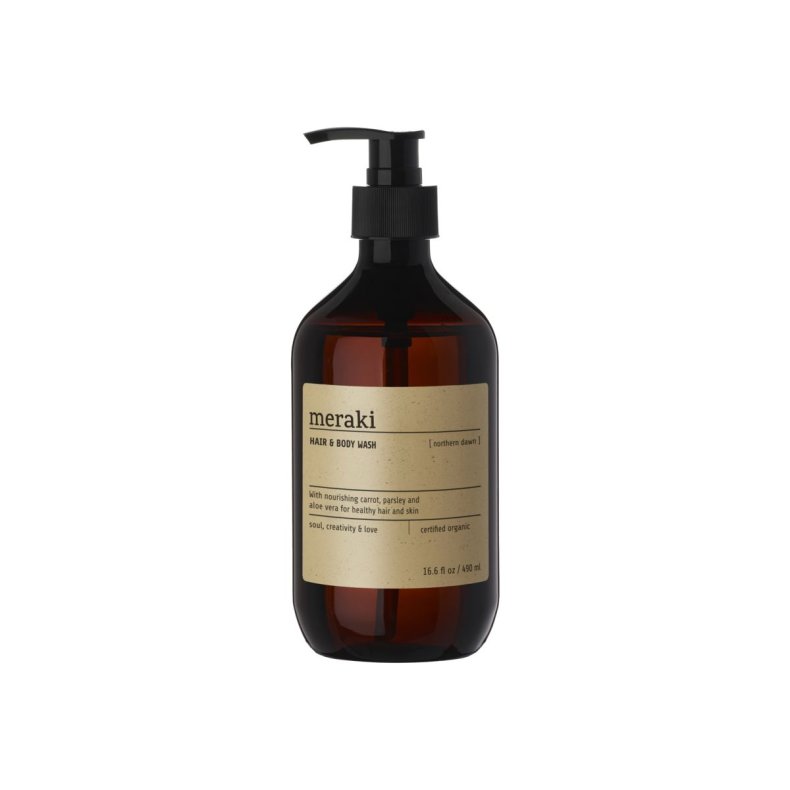 Meraki Hair &amp; body wash, Northern Dawn, 490 ml