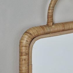 Meraki Spejl m. ramme, Baki, 32x24 cm - Natur