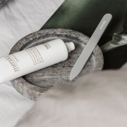 Meraki, Rund marmorbakke 12,5 cm - Beige