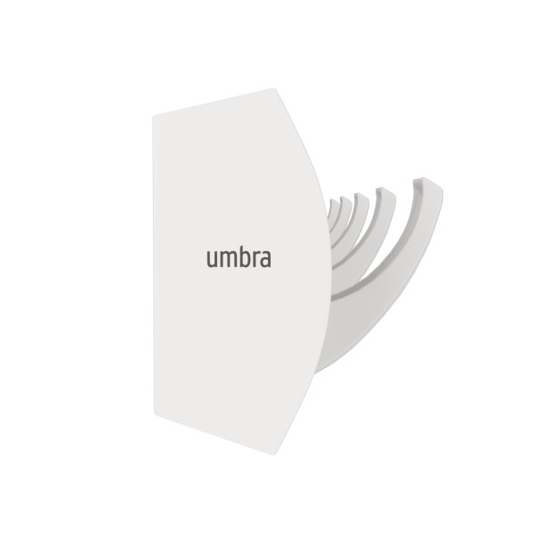 Umbra Flip 5 knager�kke - Hvid/hvid