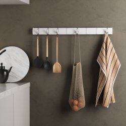 Umbra Flip 8 knager�kke - Hvid/hvid