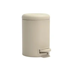 S�dahl Mono 3 liters pedalspand i beige med mat soft-close l�g.