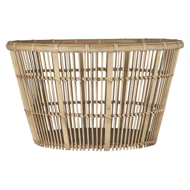 Ib Laursen Kurv stor konisk bambusflet   59cm 
