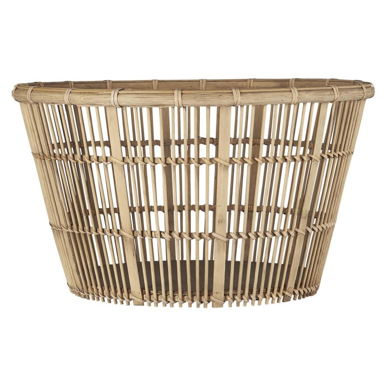 Ib Laursen Kurv stor konisk bambusflet   59cm 