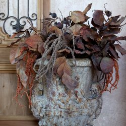 Chic Antique Fleur Rvehale  H107 cm, terracotta