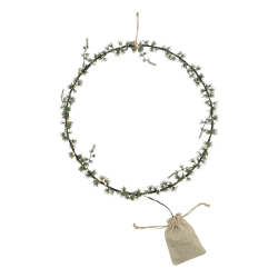 Chic Antique Fleur Krans m. 30 LED-lys