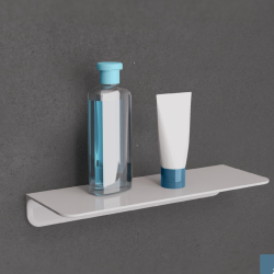 NEM hylde uden skruer - hvid