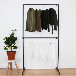 Simple Racks Tribeca Fritstende tjstativ i r vandrr, 210 x 113 cm