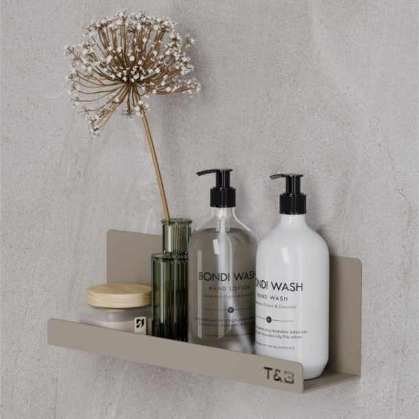 Nortiq T&B selvklbende hylde, Medium T4 - Beige