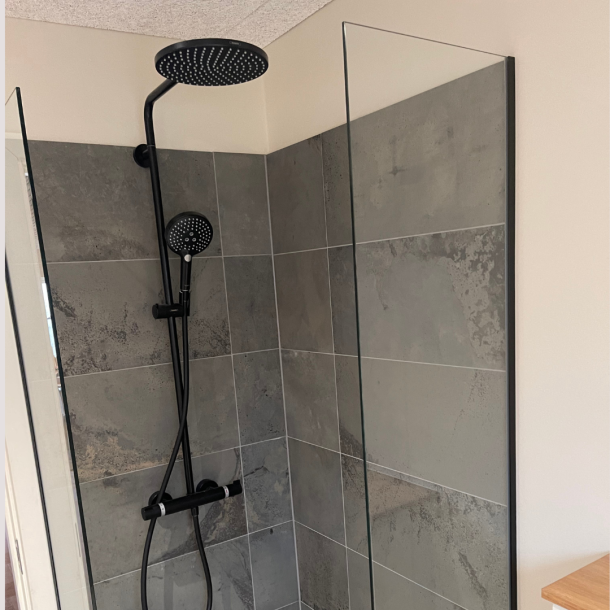 Brusevg p ml - klart 8 mm glas 