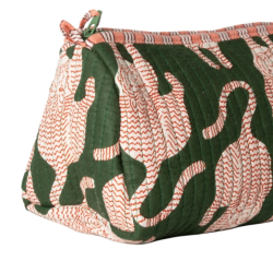Au Maison Kosmetiktaske, Artisan, pink/gr�n
