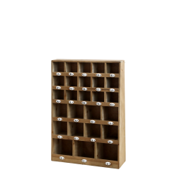 Chic Antique Sorteringsreol m. porcelnsnumre - Natur