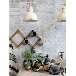 Chic Antique Knagerkke m. 10 knager, natur