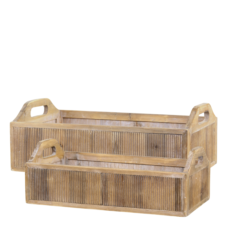 Chic Antique Kasse m. h�ndtag, natur