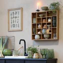 Chic Antique Hylde med rum H49/L49/B8 cm - Natur