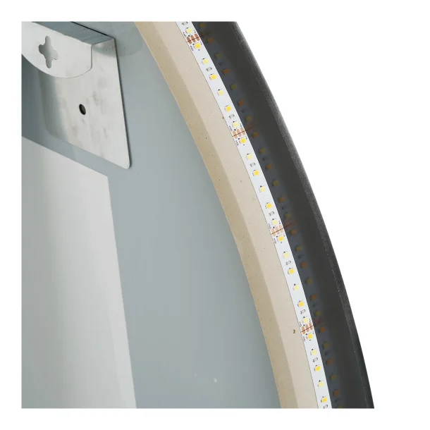 House Nordic Kiama Spejl med LED, antidug og 3 lysniveauer, organisk form, 58x80 cm