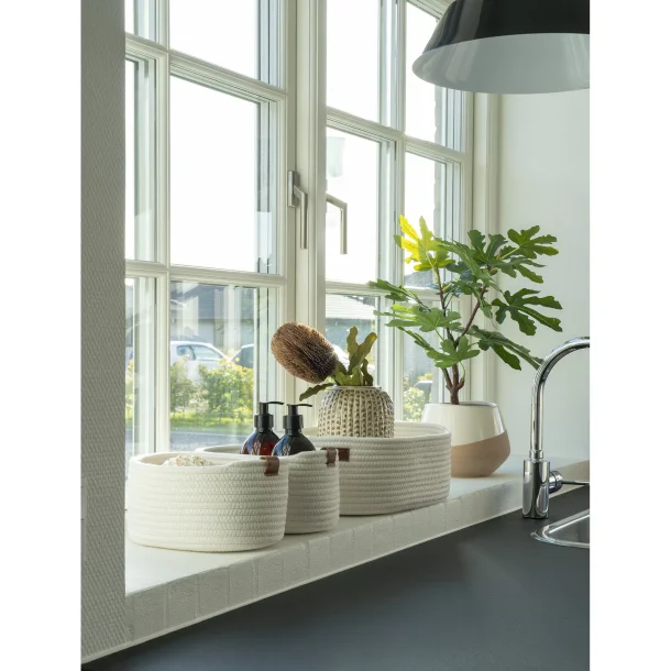 House Nordic Jarana kurvest med 3 stk, hvid