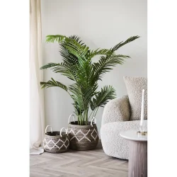 House Nordic Altea Kurve 2 stk, Bananflet, hvid/natur