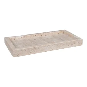 House Nordic Bakke, travertin, natur, 30,5x15 cm