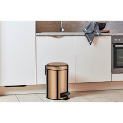 Wenko pedalspand 3L, kobber