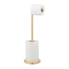 Wenko Fritstende toiletrulleholder - golden