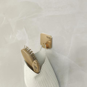  Nortiq T&B Selvklbende knage, brstet guld