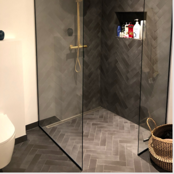 Brusevg 100x200 cm, 8 mm klart glas